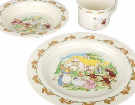Bunnykins 3-Piece Melamine Set (Playing)