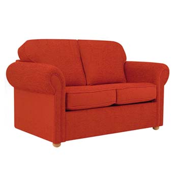 Buoyant Tay 2 Seater Sofa Bed in Red with Foam