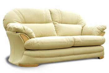 Buoyant Upholstery Eagle Agosto Leather 3 Seater Sofa