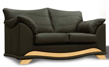 Buoyant Upholstery Eagle Azure Leather 2 Seater Sofa