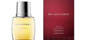 Burberry Classic Men Eau De Toilette Spray 50ml