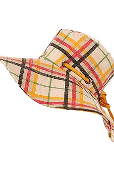 Anita Summer Check Hat