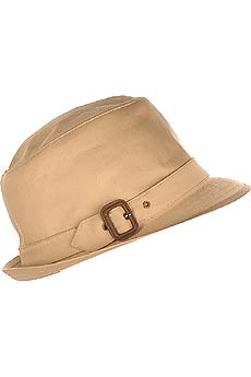 Cotton blend trench hat