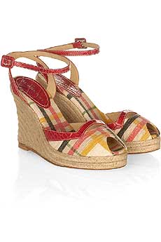 Burberry London Summer Check Espadrilles
