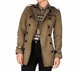 Burberry Malt and metallic trim cotton trench coat