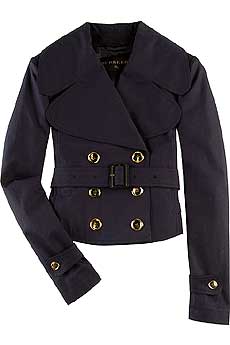 Burberry Prorsum Double-breasted Cropped Trench