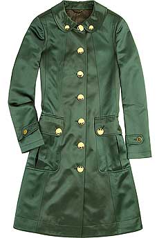 Burberry Prorsum Duchesse Satin Coat