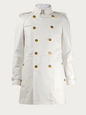 BURBERRY PRORSUM LEATHER WHITE 50 EU
