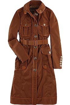 Nylon trench coat