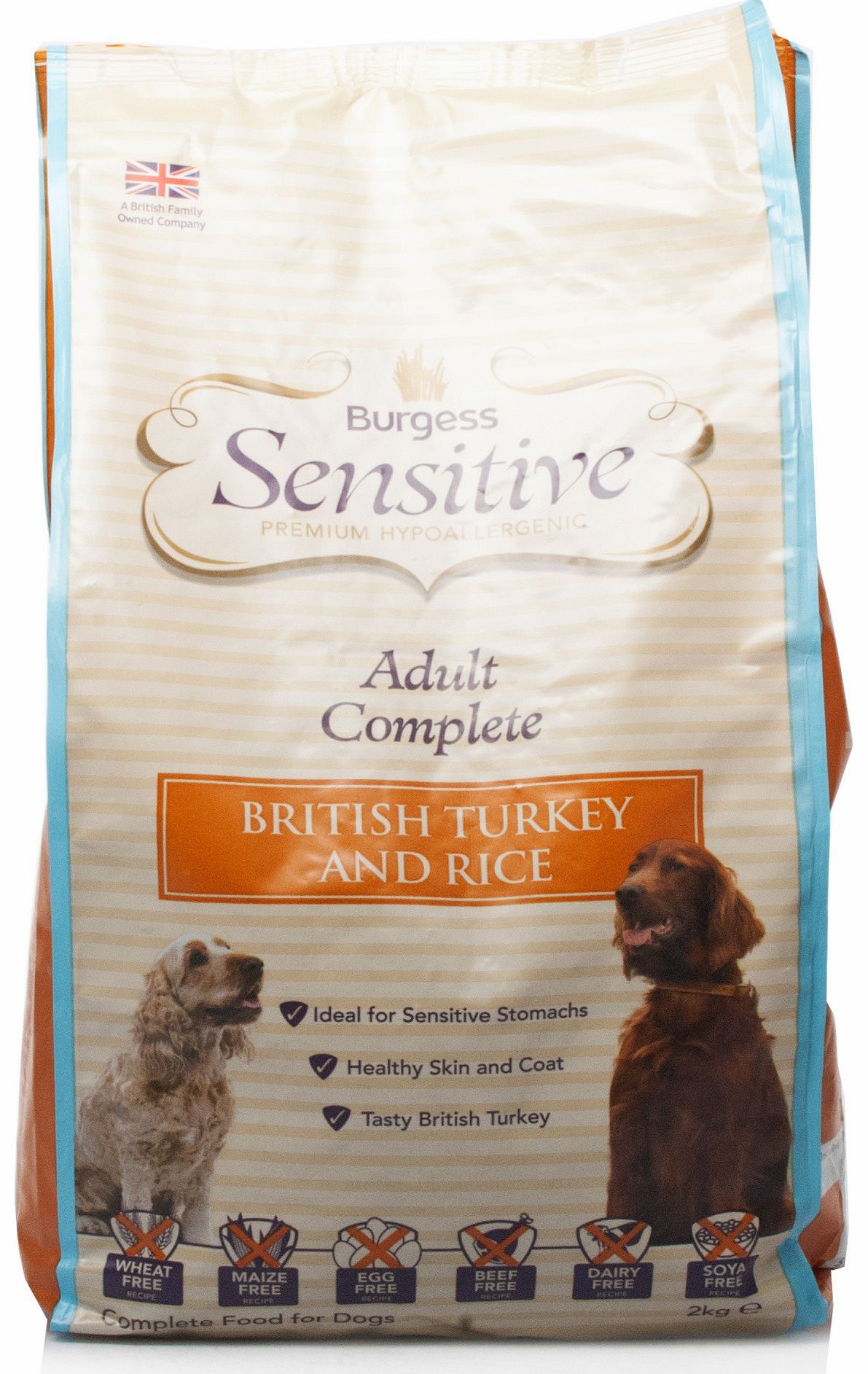 Sensitive Dog British Turkey & Rice 2kg