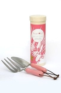 Pink Trowel and Fork Gift Set