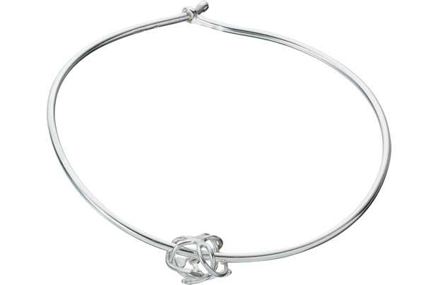 Burkmar Sterling Silver Venus Bud Bangle