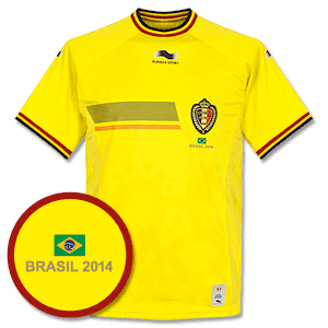 Burrda Belgium 3rd Shirt 2014 2015 Inc Free Brazil 2014