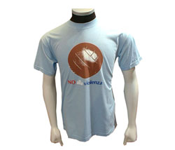 NO ALLA VIOLENZA big ball print t-shirt
