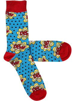 1 Pack Aqua Boom Socks