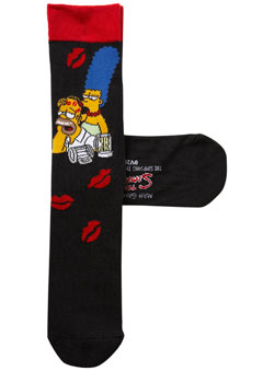1 Pack `impsons Valentines`Socks