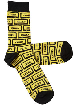Burton 1 Pack Yellow Cassette Socks