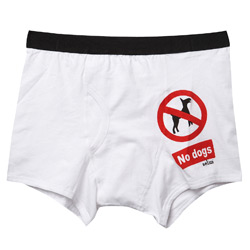 1 Pair of No Dogs Trunks