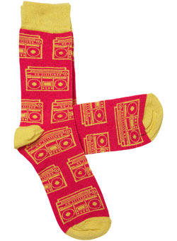 Burton 1 Pair Yellow Boombox Sock