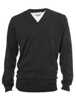 Burton 2in1 Grey Vee with White YNeck