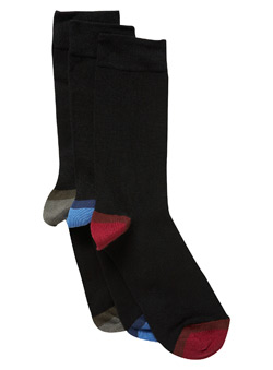 Burton 3 Pack Heel And Toe Socks