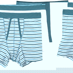 3PK A Front Stripe Trunks