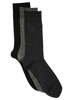 Burton 3Pk Multi Embroidered Socks