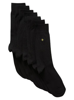 7 Pack Christmas Symbol Socks