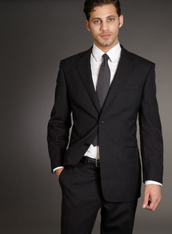 Burton Balmain Black Stripe Suit Jacket