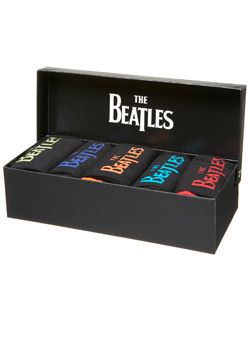 Beatles 5 Pack Sock Gift Box Set
