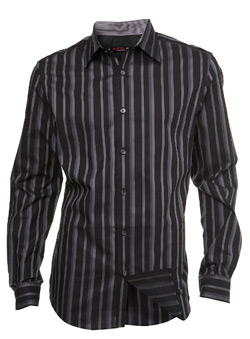 Burton Black and Grey Stripe Shirt
