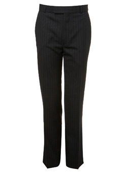 Burton Black Ben Sherman Stripe Suit Trousers