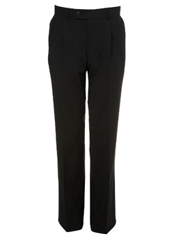 Burton Black Bengaline Suit Trousers