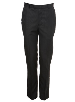 Burton Black Bold Shadow Stripe Trousers