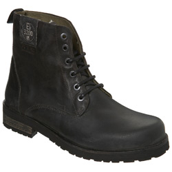 Burton Black Casual Leather Boot