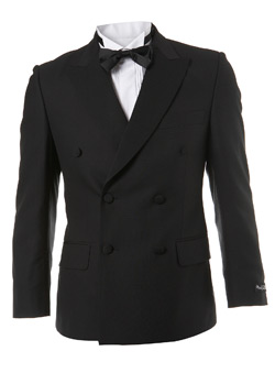 Black Double Breasted Dinner Jacket