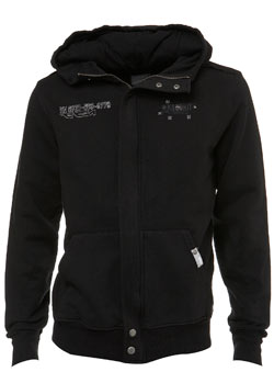Burton Black Embroided Print Hoodie