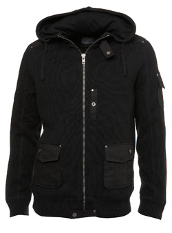 Burton Black Fleece Lined Hoodie