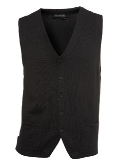 Burton Black Knitted Waistcoat