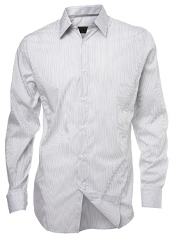 Burton Black Label White Striped Luxury Shirt