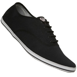 Black Lace Up Sports Shoe