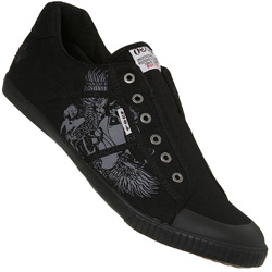 Burton Black Laceless Shoe