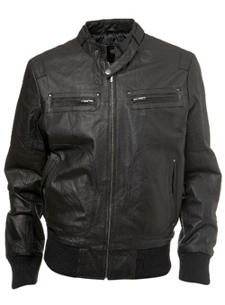 Black Leather Biker Jacket
