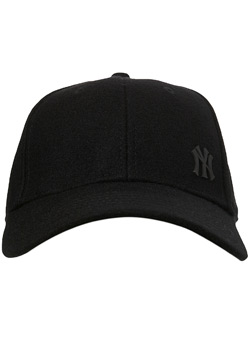 Black Melton Flawless NY Baseball Cap