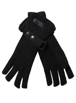 Burton Black Military Strap Glove