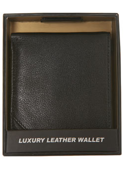 Burton Black Premium Leather Wallet