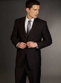 Black Regular Fit Jacket