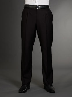 Burton Black Regular Fit Trousers