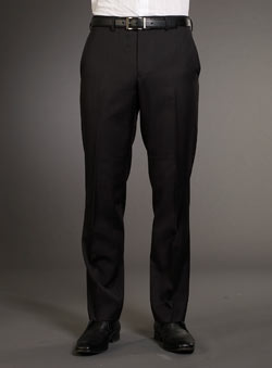 Burton Black Selfstripe Trousers