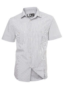 Burton Black Short Sleeve Shirt With Button Down Collar